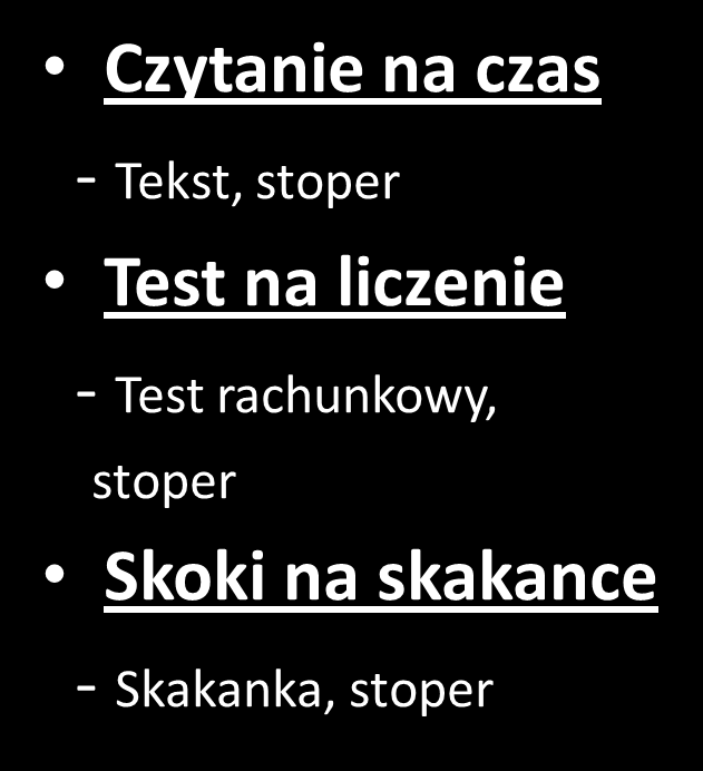 Doświadczenie I - metody PŁYN KOFEINOWY, przed i po którego spożyciu grupa dorosłych osób wykonała testy: Łapanie