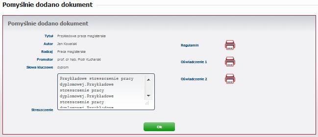 I. WPROWADZANIE PRACY DO SYSTEMU