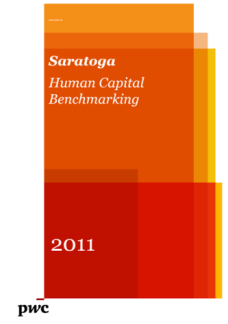 Saratoga HC Benchmarking Saratoga HC Benchmarking jest projektem, pozwalającym na dokonanie pomiaru efektywności procesów wewnątrz organizacji w ujęciu ilościowym, w odniesieniu do najlepszych