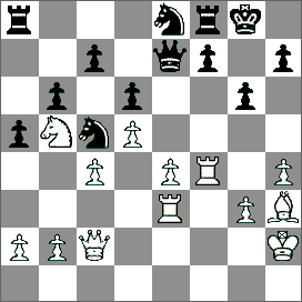 42 Gf6 nastąpi 43.e7) 43.Hf7 Kh8 44.e7 Ge7 45.We7 Wg6 46.Kf1 He7 47.He7 Wf6 48.Gb5 i czarne poddały się. Uwagi: arcymistrz Andor Lilienthal 350.