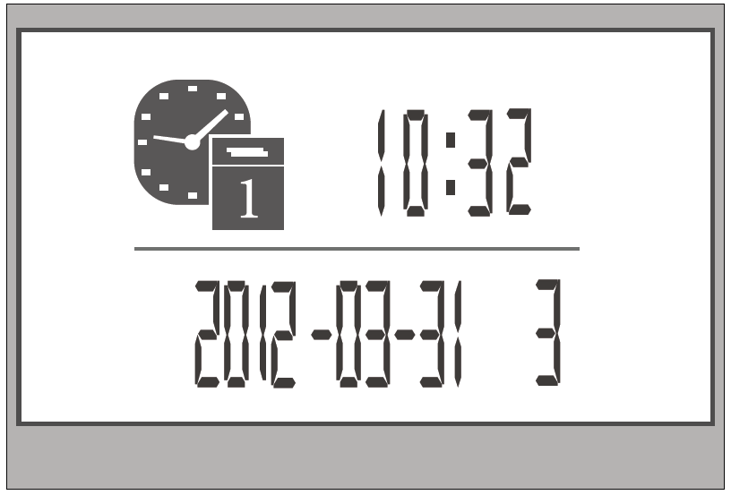 przycisk Menu na płycie czołowej