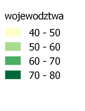 autostradach, drogach ekspresowych oraz drogach powiatowych na obszarze niezabudowanym, na których prowadzono pomiary tylko w wybranych województwach.. Rys. 16-17.