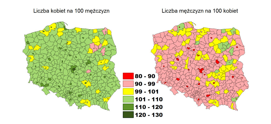 Stworzona mapa jest wektorowym wykresem STATISTICA, który można łatwo wyeksportować do innego formatu, ale co ważniejsze, można go dowolnie przybliżać i skalować, co pozwoli nam zobaczyć, jak wygląda