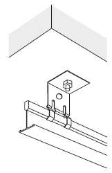 obciążenie Klips CMC 21,5 AH = 50 mm Klips CMC 21,8 AH = 80 mm 45 kg Klips CMC 21,1 AH = 100 mm Krótkie wieszaki do teowników Clix AH = 82 do