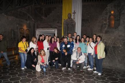 1.deň výletu doobeda Wieliczka