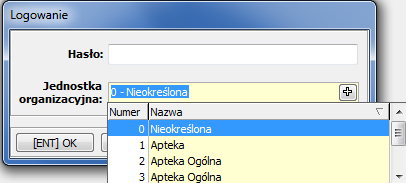 Jako ostatnią czynność należy wykonać powiązanie jednostek z klasami oraz z magazynami.