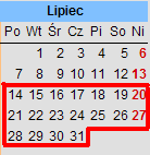 Obóz plan ogólny 14.07 zbiórka obozowa 15.07 podróż 16.07 20.