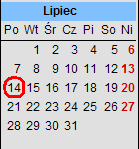 14.07, pn. zbiórka obozowa Spotykamy się o godzinie 17:21 w 14. LO im. S. Staszica na ul. Nowowiejskiej 37a.