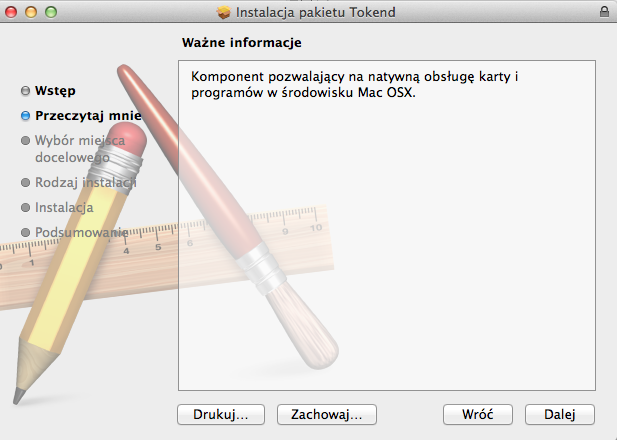 Rysunek 55 Kreator instalacji Tokend