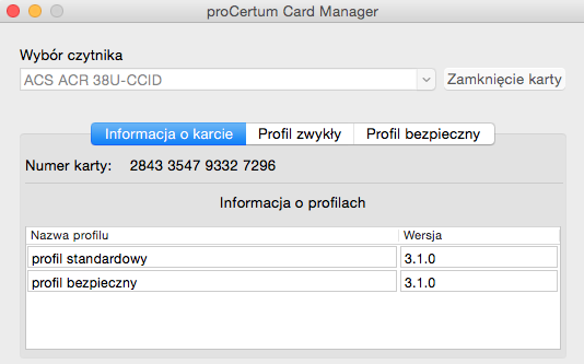 Rysunek 78 uruchomienie skryptu aktualizacyjnego Podaj hasło administratora, po tym nastąpi aktualizacji komponentów aplikacji procertum CardManager oraz