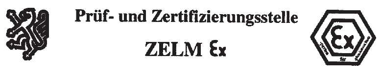 Załącznik 5 Załącznik do ŚWIADECTWA BADANIA TYPU WE ZELM 03 ATEX 0128 X (18) Wymogi BHP spełnione przez powyższe projekty normy zgodnie z dyrektywą 94/9/WE.