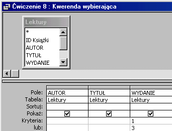 W kolumnie CENA wpisz kryterium: >12 And <20 And <>13 And <>15.