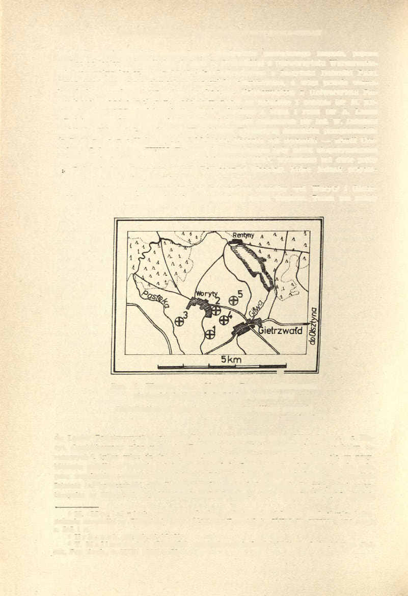 146 JAN DĄBROWSKI, MAŁGORZATA MOGIELNICKA-URBAN nad pełną rekonstrukcją naturalnego środowiska omawianego zespołu, poprzez analizę geologiczną (zespół doc. dr hab. E.