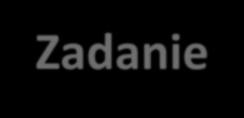 Zadanie Zadaniem studentów będzie zgromadzenie: 1.