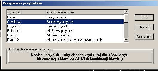 PUNKT CHWILOWY: JeŜeli linia prostopadła ma zaczynać się dokładnie na początku istniejącej linii niezbędne jest zastosowanie punktu chwilowego.