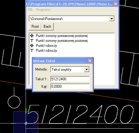 Umieszczenie tekstu. 4.11Umieszczenie tekstu zwykłego. Aby umieścić tekst należy wybrać interesujący nas element z menu programu.