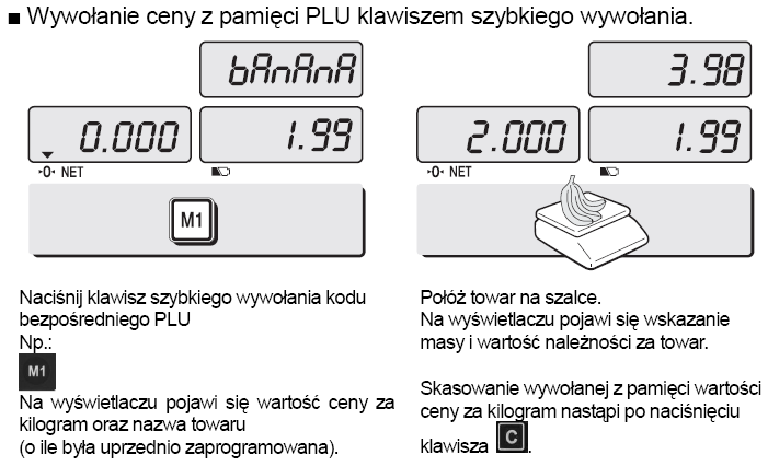 7.7 SprzedaŜ towaru przy ręcznym wprowadzaniu ceny 7.