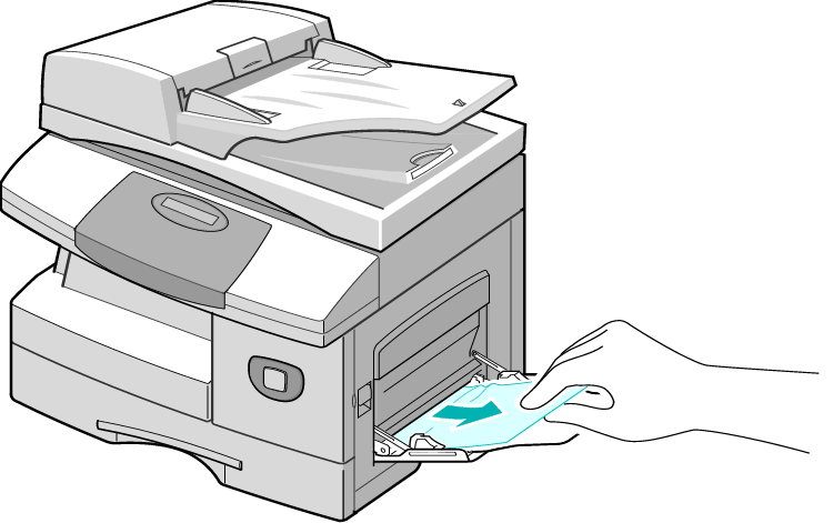 Zacięcie w module drukowania dwustronnego 1 Jeśli zacięcie papieru wystąpi w module dwustronnym, na wyświetlaczu zostanie wyświetlony napis Duplex Jam (Zacięcie dupleksu), a na mapie stanu zacznie