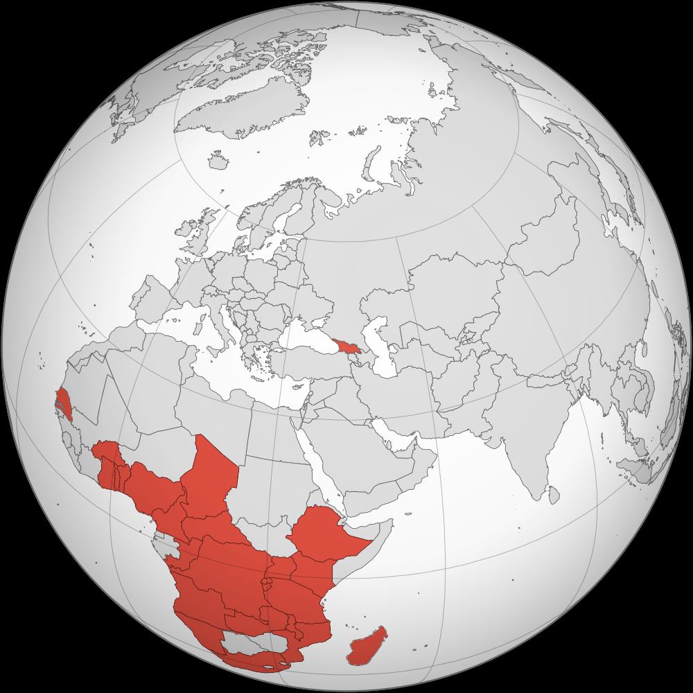 ASF na świecie 2007-2015 W 2007 roku wirus ASF został zawleczony do państw leżących na Kaukazie (Gruzja, Armenia,