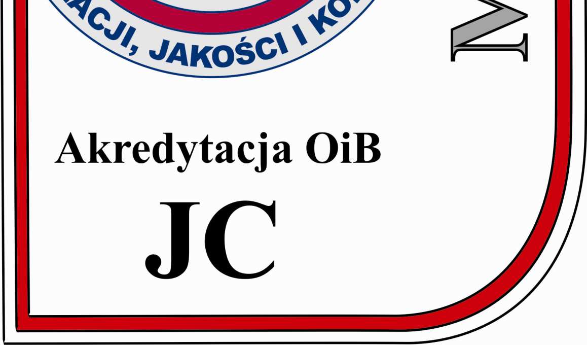 i materiałach reklamowych umieszczać symbol akredytacji OiB wraz z numerami wszystkich posiadanych akredytacji w tym obszarze (patrz rysunek nr 2).