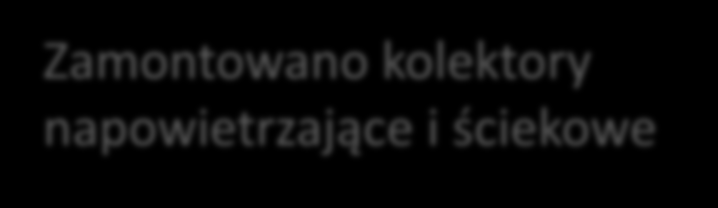 roboty brukarskie Zamontowano kolektory napowietrzające i