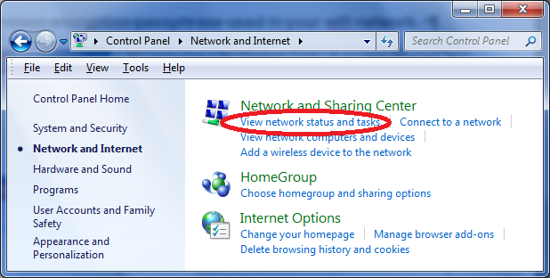 Załącznik: Jak odnaleźd hasło zabezpieczenia sieci Uwaga: Instrukcje te obowiązują w odniesieniu do systemu Windows 7/Vista.