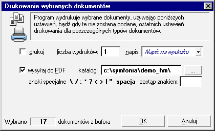 264 Podręcznik użytkownika Handel Data wystawienia, data operacji (sprzedaży, zakupu lub operacji magazynowej) Jeśli pola te są zaznaczone, istniejące w wystawianym dokumencie daty są zastępowane