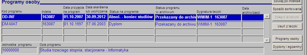 Uwaga: można pominąć użycie przycisku Nowa teczka. Wtedy pojawi się okno pytania, na które należy odpowiedzięć Tak. Dalej działać od p. 4. 2.