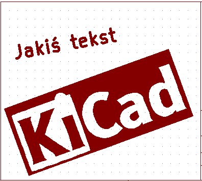 Obrócone: Rotacja=20 dla grafiki i 10 stopni dla tekstu.