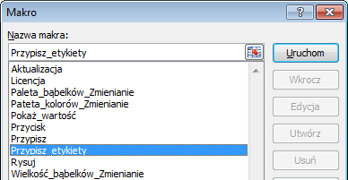 e. Zaawansowany wykres bąbelkowy Wykres bąbelkowy umieszczony w programie umożliwia dodanie czwartego wymiaru danych (obok długości i szerokości geograficznej oraz wielkości bąbelka), który jest
