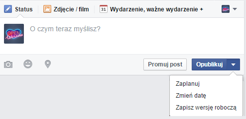 Publikacja i harmonogramowanie treści Grafika do postu reklamowego 1200x900 px Tekst na grafice -