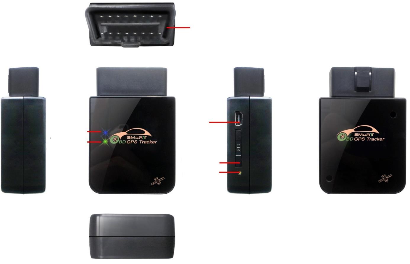1. Urządzenie Nadajnika GPS-OBDv.1 jest urządzeniem działającym w sieci LBS i GPS, podłączanym do złącza OBD II w pojazdach. Gniazdo OBD II jest wykorzystywane wyłącznie do zasilania urządzenia.