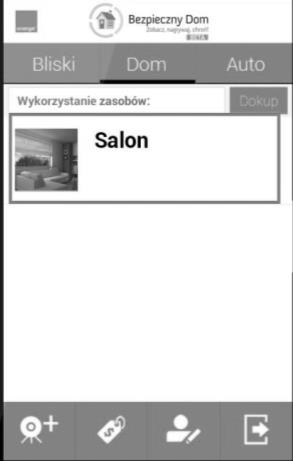 b. Tuż pod obrazem z kamery znajdują się trzy ikony, naciskają na figurę koła rozpoczniesz nagrywanie. Rys.