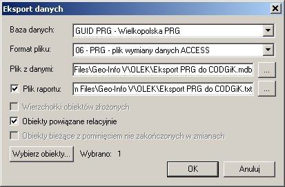 Eksprt danych z zasbu PRG Str. 29/37 EKSPORT DA YCH Z ZASOBU PRG P zakńczeniu wszystkich analiz zasbu numeryczneg PRG należy przekazać dane (wyknać eksprt danych) d: Uwaga!