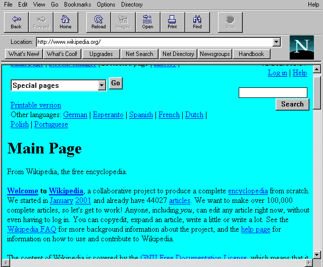 Przeglądarki internetowe Netscape Navigator Netscape Communicator (przeglądarka, program pocztowy, edytor HTML, komunikator, kalendarz) Netscape Netscape Navigator Napisana przez