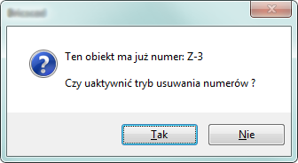 CADprofi Polecenia ogólne: Numerowanie 4. (Opcjonalnie) Określ wielkość numerów na wydruku ustawiając odpowiednio Wysokość i Skalę dla tekstu bloków numerowania. 5.