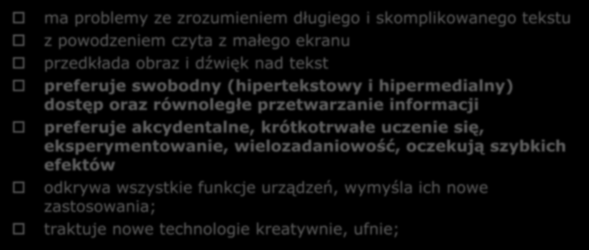 Kogo uczymy?