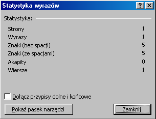 - 4 - Dzielenie wyrazów: jeśli wyraz jest za długi i nie mieści się na końcu wiersza, program Microsoft Word przeniesie ten wyraz na początek następnego wiersza, zamiast go podzielić.