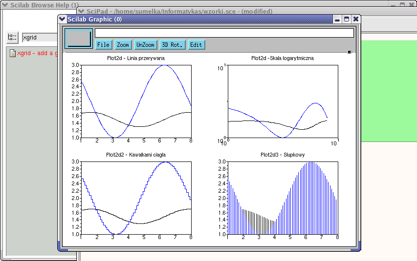 Programowanie: grafika w SciLab