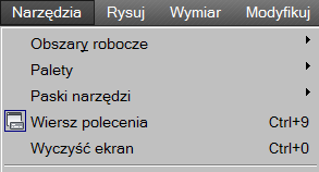 Wybierz z menu polecenie Ustawienia rysunkowe: Rys. 2.14. W oknie dialogowym ustaw odstępy skoku na 1 oraz odstępy siatki na 10. Włącz SIATKA za pomocą klawisza F7. Włącz ORTO za pomocą klawisza F8.