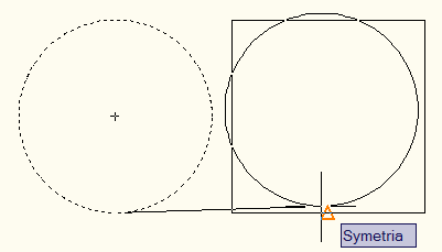 Rys. 2.42. Ćwiczenie 2.13. Rysowanie z zastosowaniem filtrów współrzędnych Narysuj dwa prostokąty zaznaczone na rysunku 10.43 linią ciągłą. Trzeci rzut wykonaj wykorzystując filtry współrzędnych.