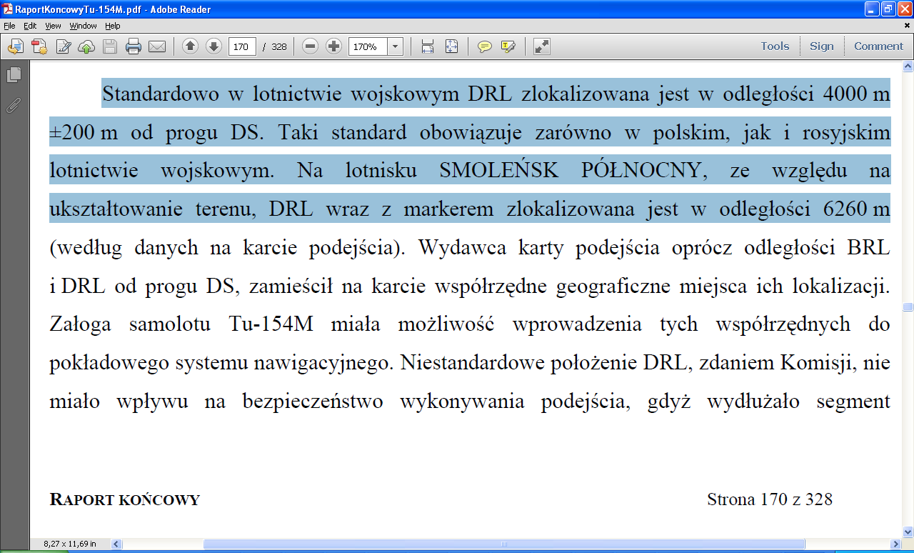 Dlaczego ta liczba może mieć i zapewne ma tak wielkie znaczenie, że MAK zrazu wolał jej nie eksponować (nie tylko na mapce, lecz i w analizach pracy załogi )?