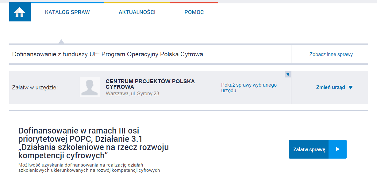 jeżeli wyświetlone informacje są