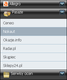 3 Konfiguracja Po zarejestrowaniu się można w szybki sposób skonfigurować Comarch ERP e-sklep z porównywarkami Okazje.info, Skąpiec lub Sklepy24.pl.