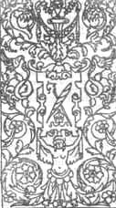 Poziom Podstawowy Strona 9 z 16 Zadanie 17. (4 pkt) Spośród podanych nazw dekoracji architektonicznych, wybierz właściwe i wpisz je pod odpowiednim rysunkiem.