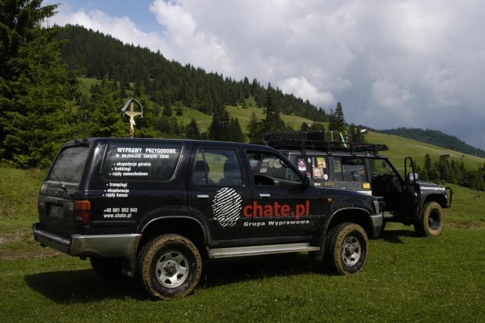 Rumunii przejazd terenówkami przez rumuńskie bezdroża trekking w