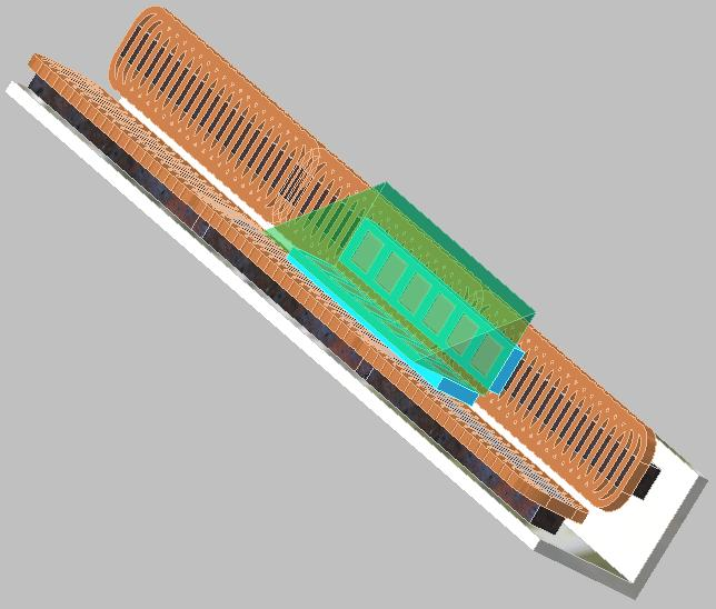 170 z nieruchomym twornikiem rozłożonym wzdłuż toru, po którym porusza się bieżnik zasilany z autonomicznego źródła energii jest wcześniej zaprezentowany Szwedzko-Koreański Vectus. zano na rysunku 9.