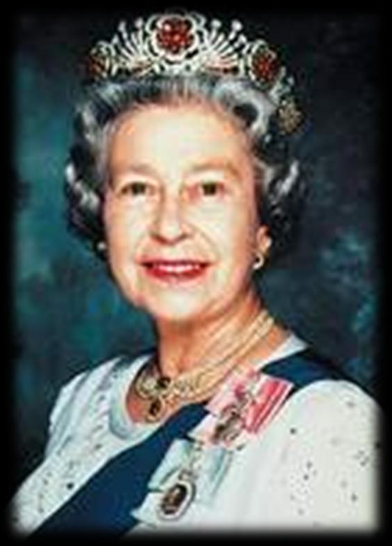 Elżbieta II - Elizabeth Alexandra Mary urodzona 21 kwietnia 1926 w Londynie jest królową Wielkiej Brytanii z dynastii Windsor. Została koronowana 2 czerwca 1953.