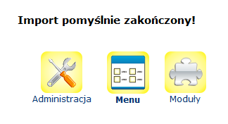 Krok 9. Import rodzajów ocen. Zaznacz, które rodzaje ocen mają zostad zaimportowane do nowej bazy. Nie można odznaczyd rodzajów ocen, które istnieją systemowo.