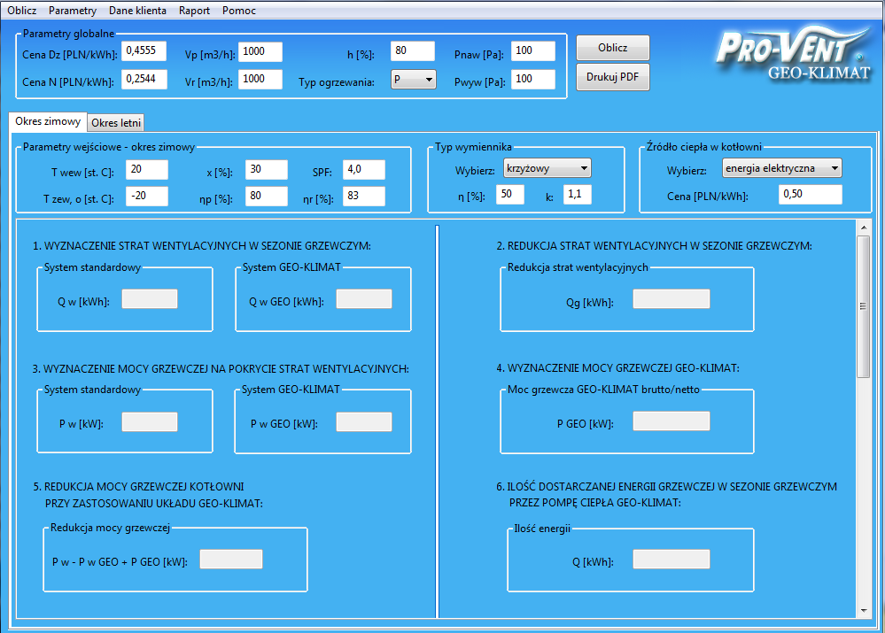 Programy komputerowe do wyznaczania: kosztów